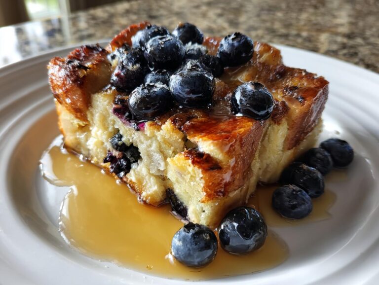 Best Blueberry French Toast Casserole
