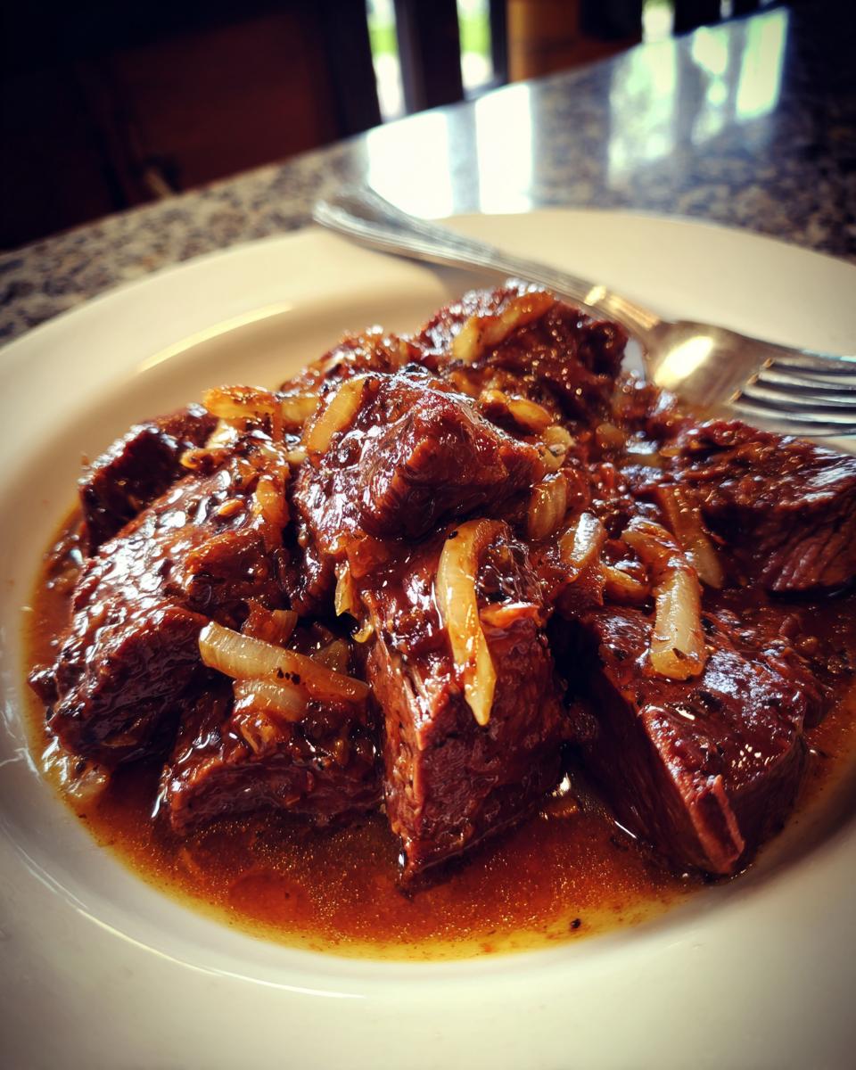 Best ever Slow Cooked Round Steak - detail 1