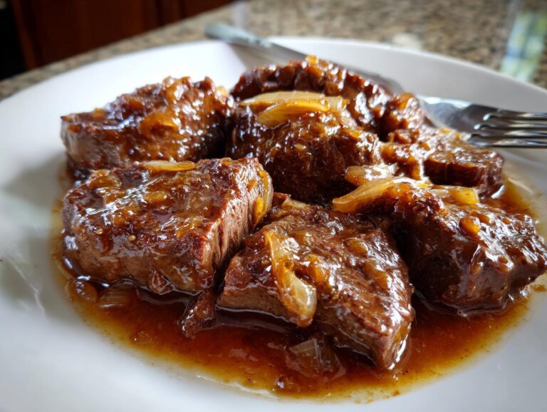 Best ever Slow Cooked Round Steak