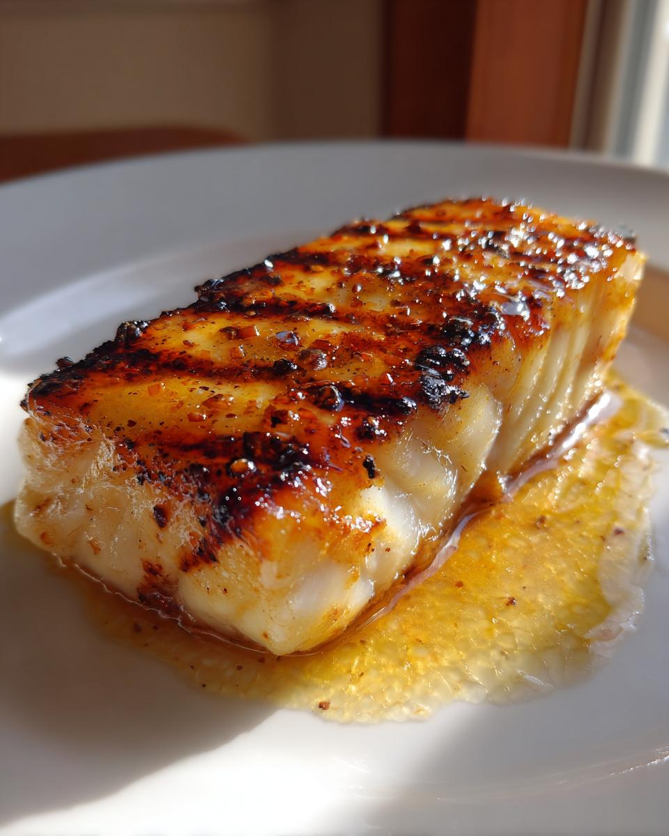 Buttery and Slightly Sweet Grilled Halibut Recipe - detail 2