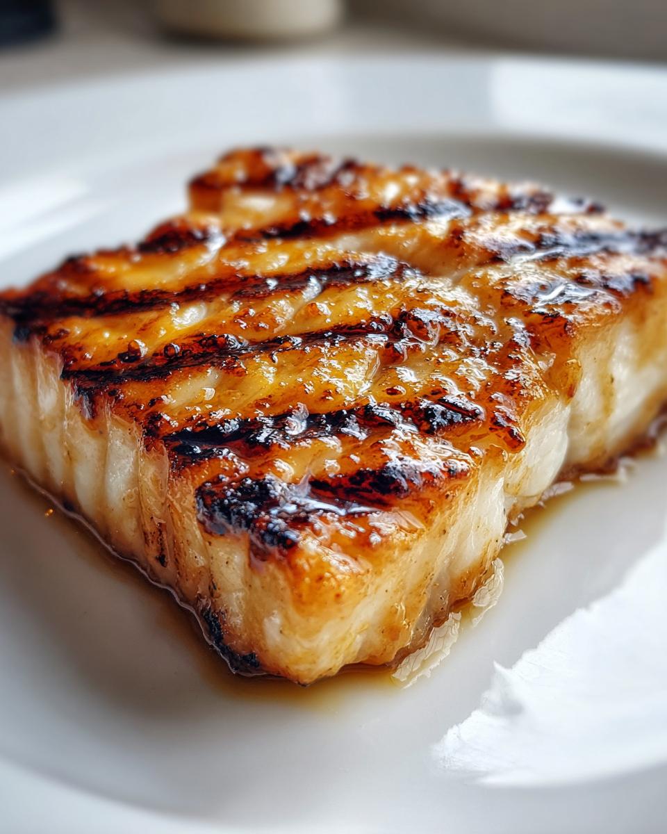 Buttery and Slightly Sweet Grilled Halibut Recipe - detail 3