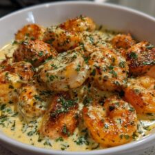 Irresistible Cajun Shrimp and Salmon in Creamy Garlic Bliss