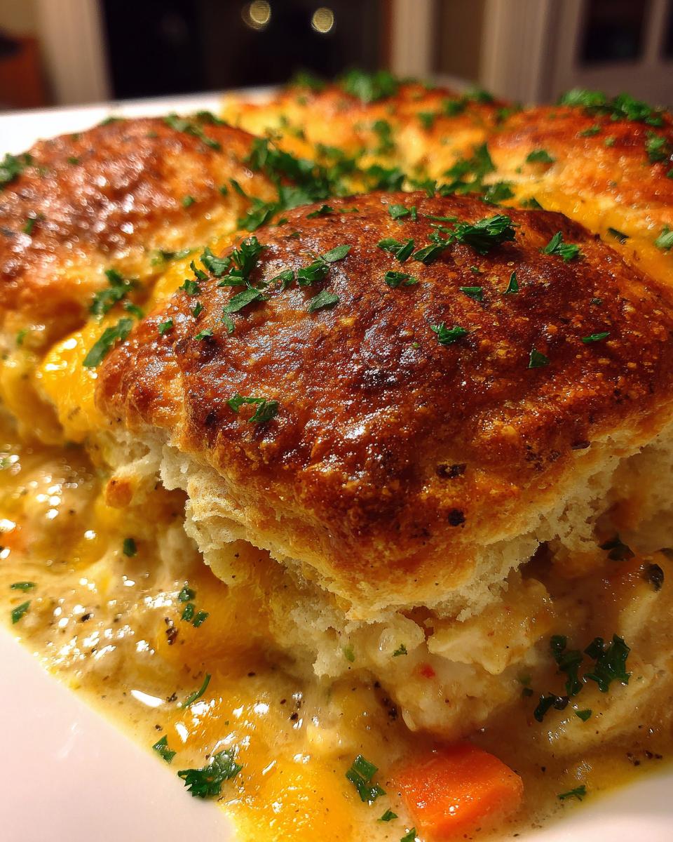 Cheddar Bay Chicken Pot Pie Casserole Recipe - detail 2