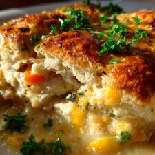 Cheddar Bay Chicken Pot Pie Casserole