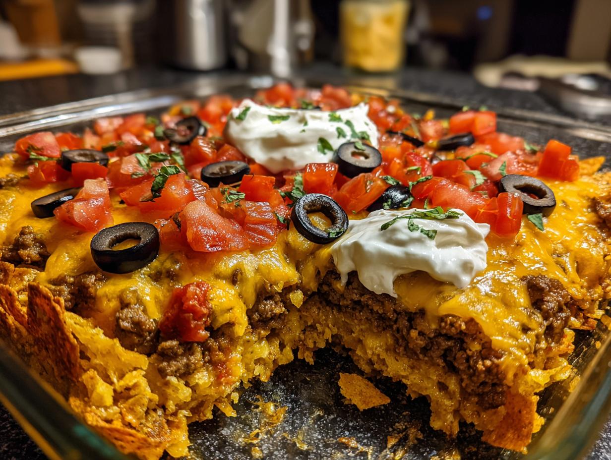 Cheesy Dorito Casserole in 30 Minutes