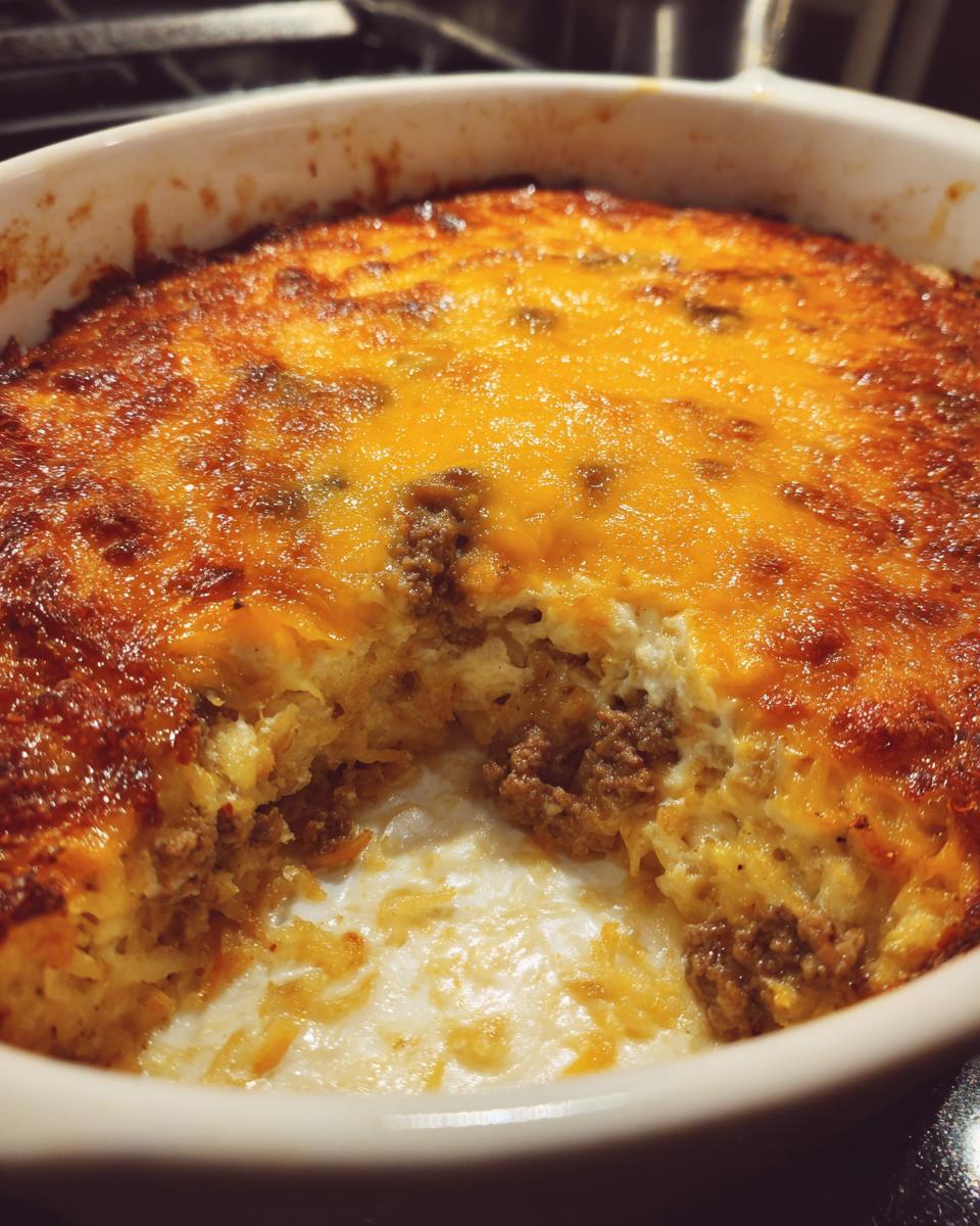 Cheesy Hamburger Hashbrown Casserole - detail 2