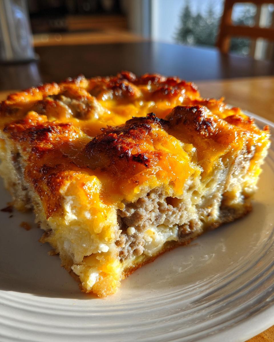 Cheesy Sausage Breakfast Casserole - detail 2