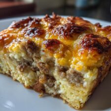 Cheesy Sausage Breakfast Casserole