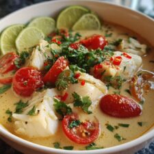 Creamy Coconut Lime Fish Soup Ready in Just 25 Minutes