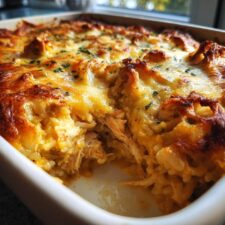 Comforting Chicken Rice Casserole