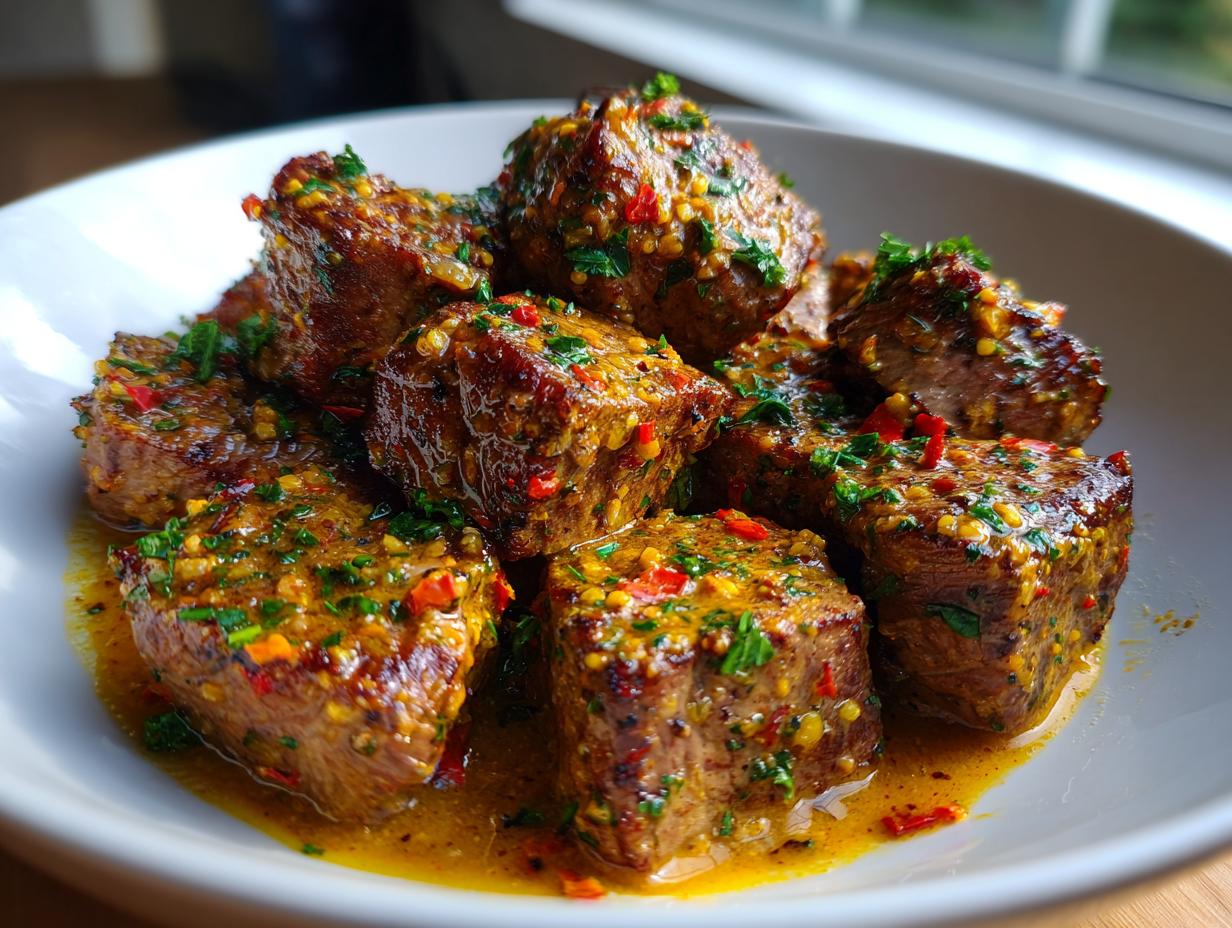 Cowboy Butter Steak Bites