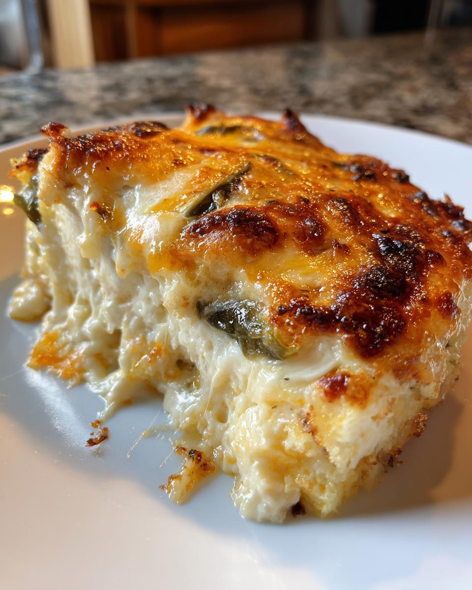 Creamy Cheese Hatch Chile Relleno Casserole - detail 2