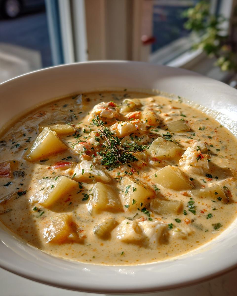 Creamy Fish Chowder - detail 1