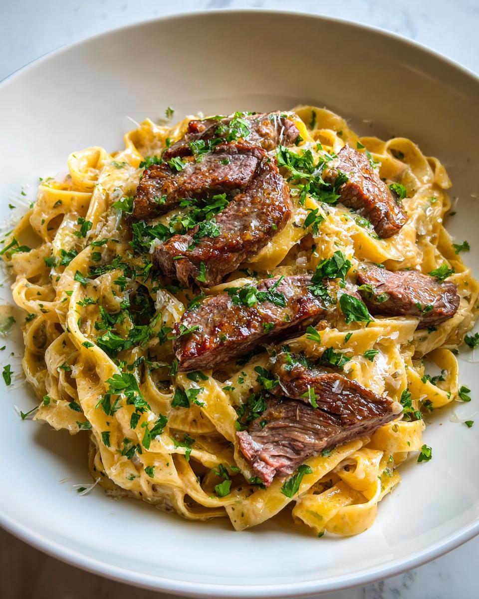 Creamy Steak Pasta for Effortless Gourmet Dining - detail 1