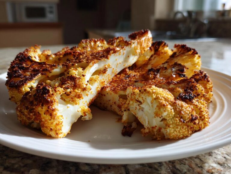 Crispy Baked Cauliflower Steaks