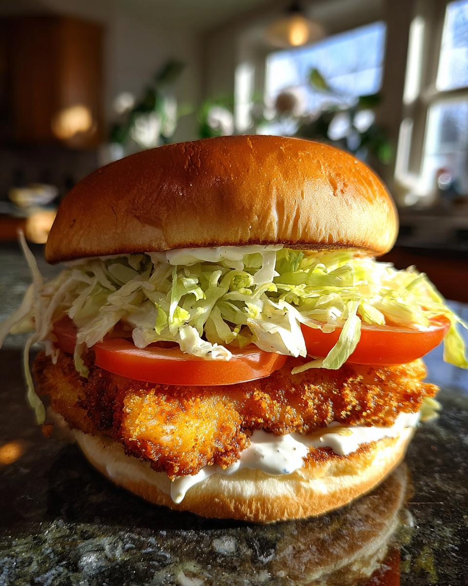 Crispy Fried Cod Sandwich - detail 2