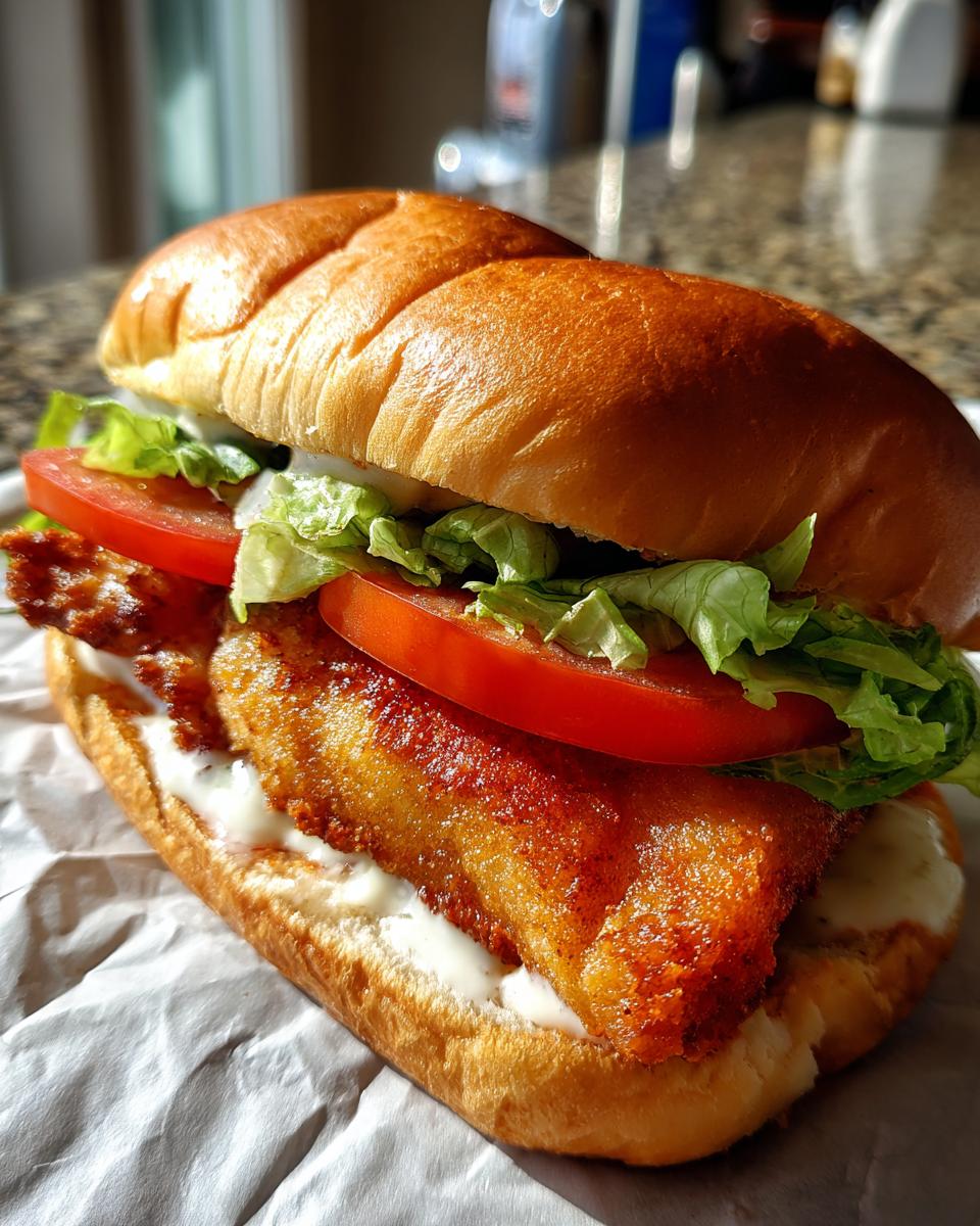 Crispy Fried Fish Sandwich - detail 1