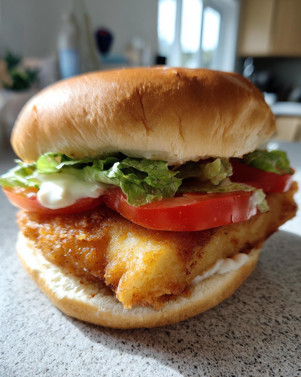 Crispy Fried Fish Sandwich - detail 2