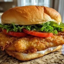 30-Minute Crispy Fried Fish Sandwich That Melts Hearts
