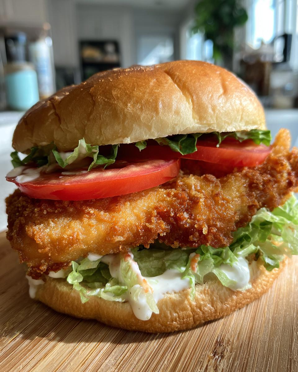 Crispy Fried Fish Sandwich - detail 3