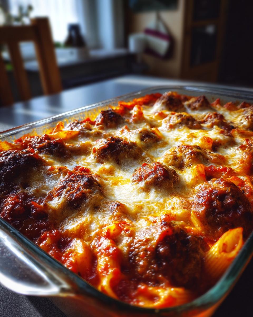 Dump and Bake Meatball Casserole - detail 2