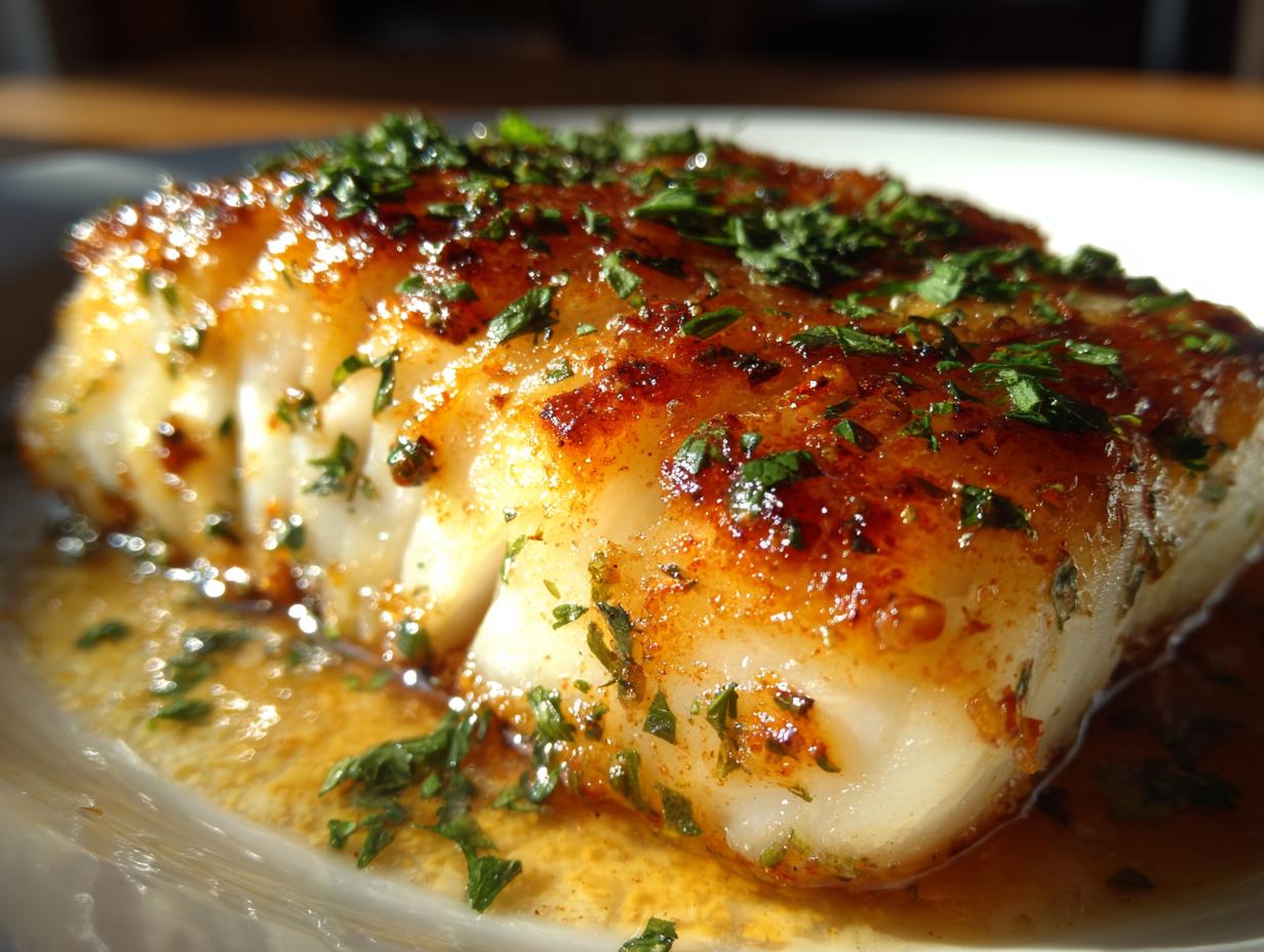 Easy 30-Minute Baked Honey Marinated Cod Recipe
