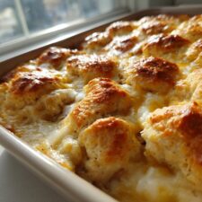 Easy Chicken Cobbler Casserole