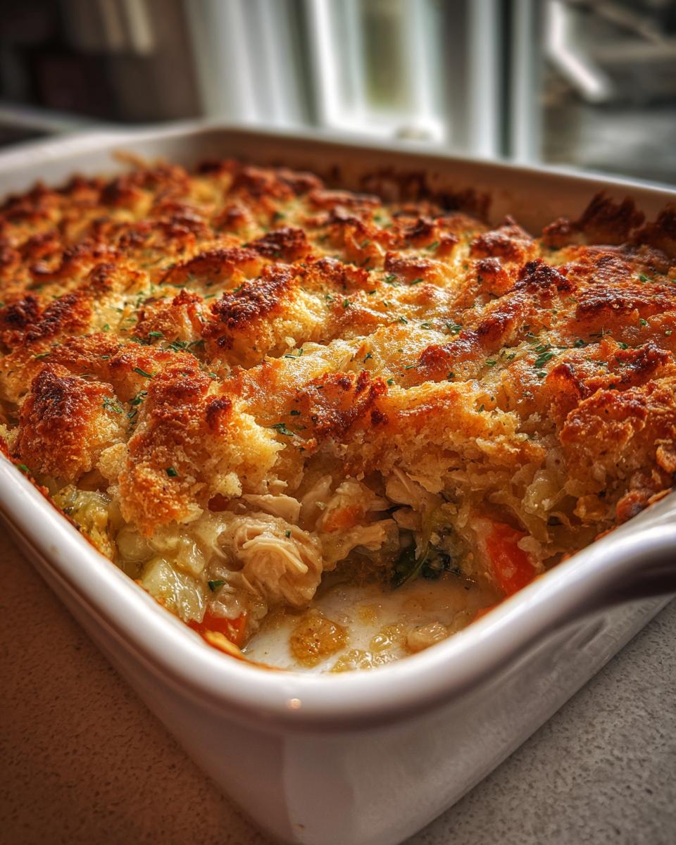 Easy Chicken & Stuffing Casserole - detail 2