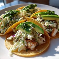 30-Minute Easy Fish Tacos with Cilantro Lime Slaw Recipe