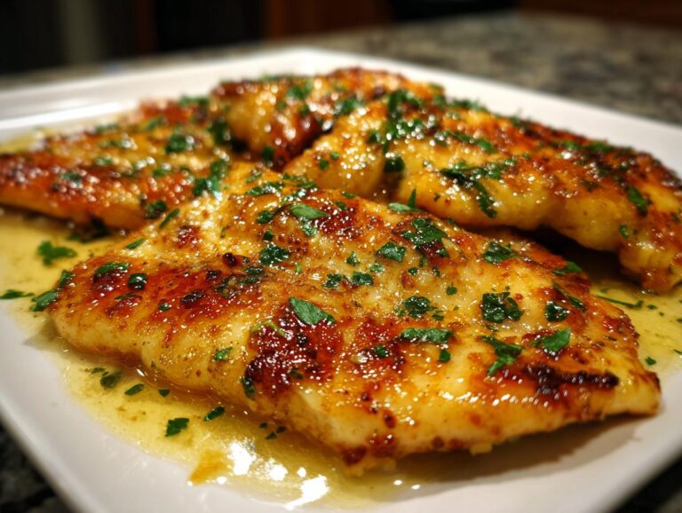 Garlic Butter Oven Baked Tilapia