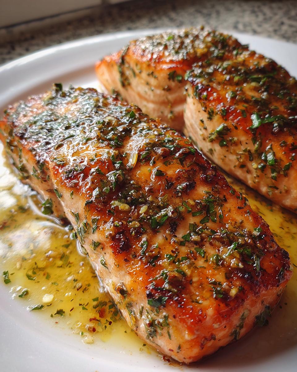 Garlic Butter Salmon - detail 1