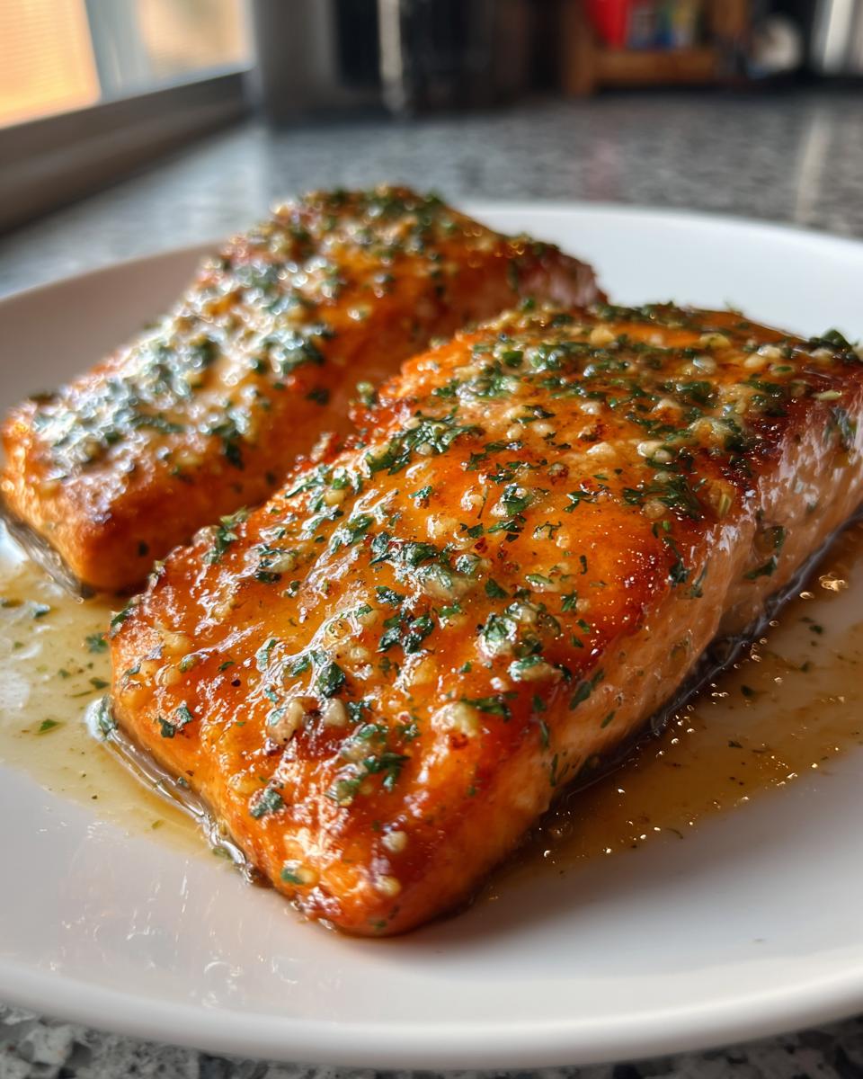 Garlic Butter Salmon - detail 2