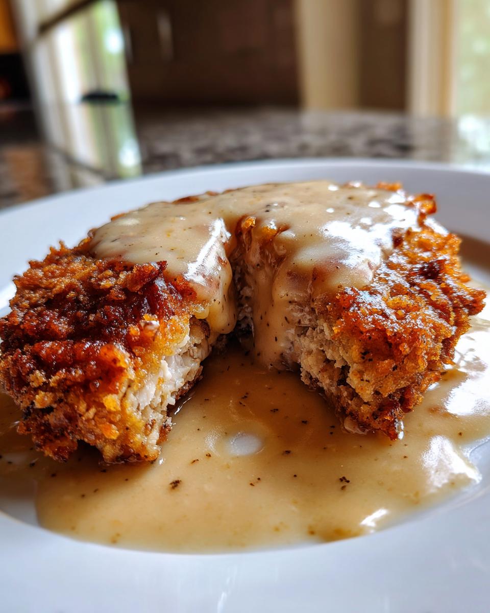 Grandma's Country Fried Steak with Gravy - detail 2