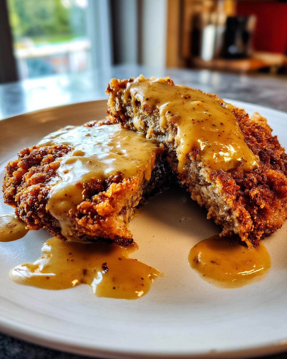 Grandma's Country Fried Steak with Gravy - detail 3
