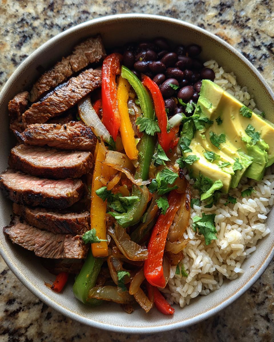 High Protein Steak Fajita Bowl - detail 2
