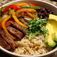 Steak Fajita Protein Bowl
