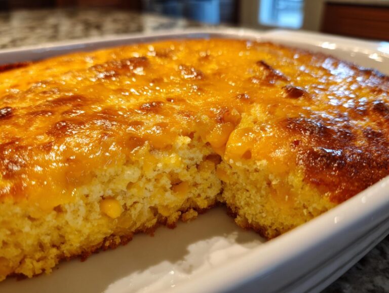 Irresistible Cowboy Cornbread Casserole