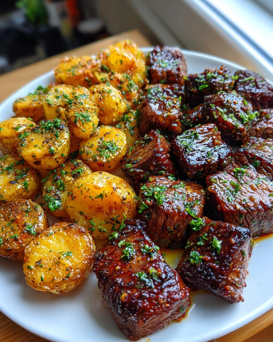 Irresistible Garlic Butter Steak Bites & Potatoes - detail 1
