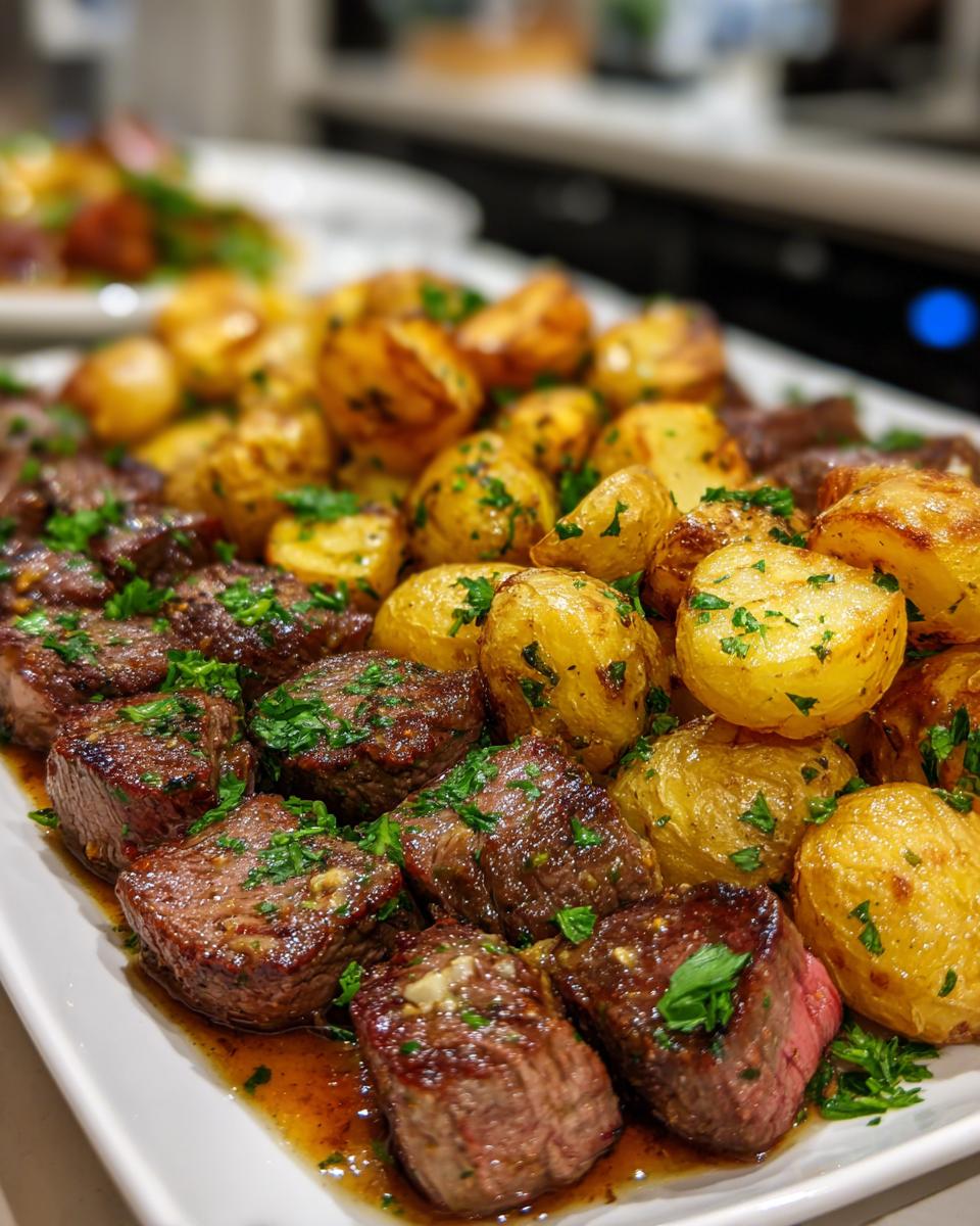 Irresistible Garlic Butter Steak Bites & Potatoes - detail 4