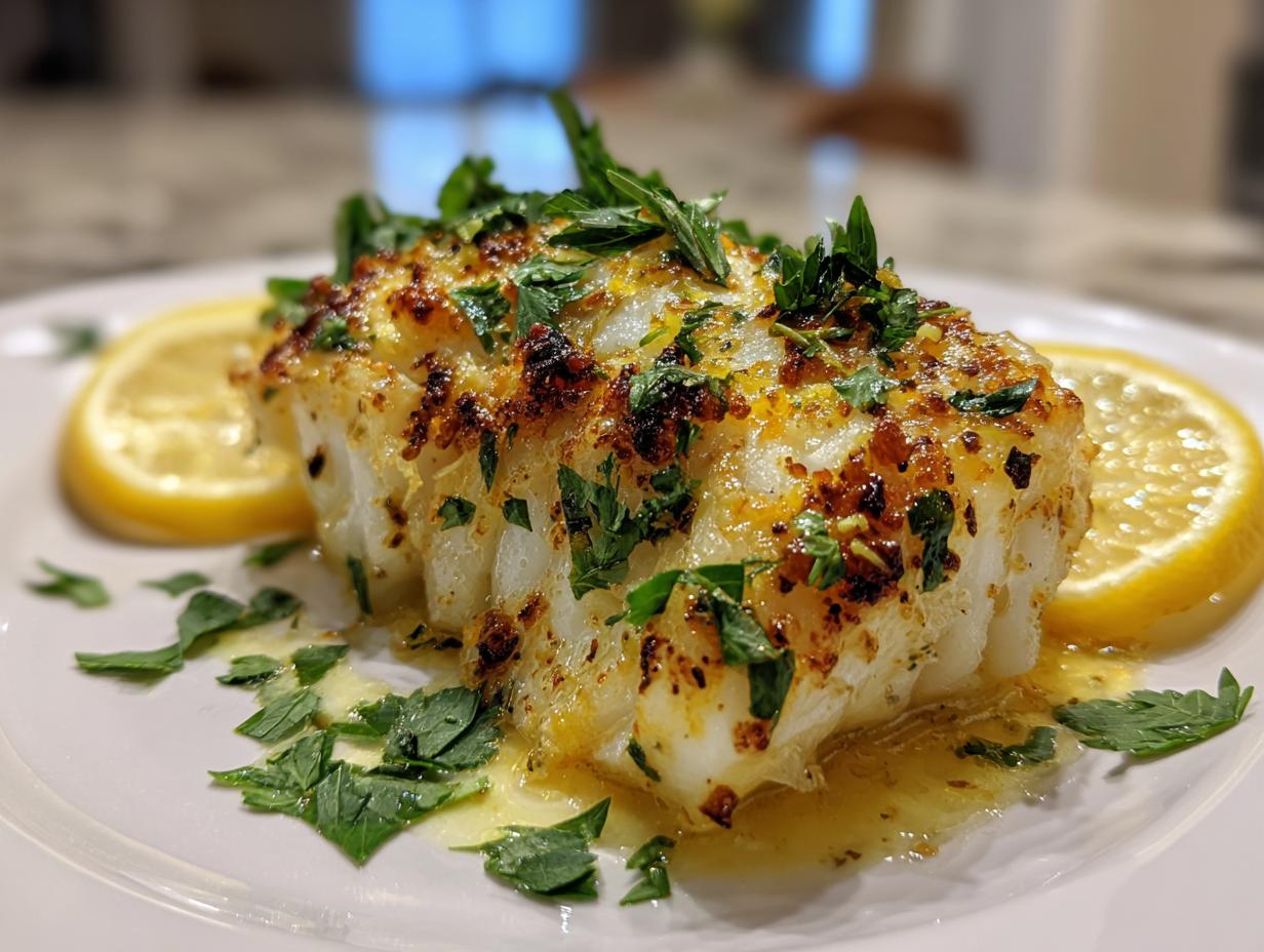 Irresistible Lemon Garlic Butter Cod Recipe