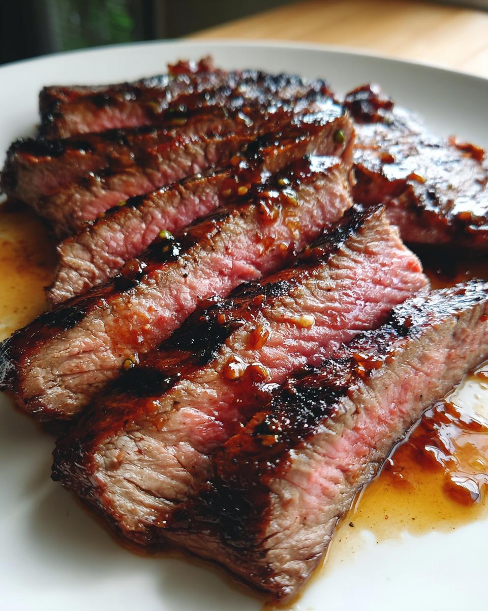 Juicy Flank Steak with Soy Marinade - detail 1