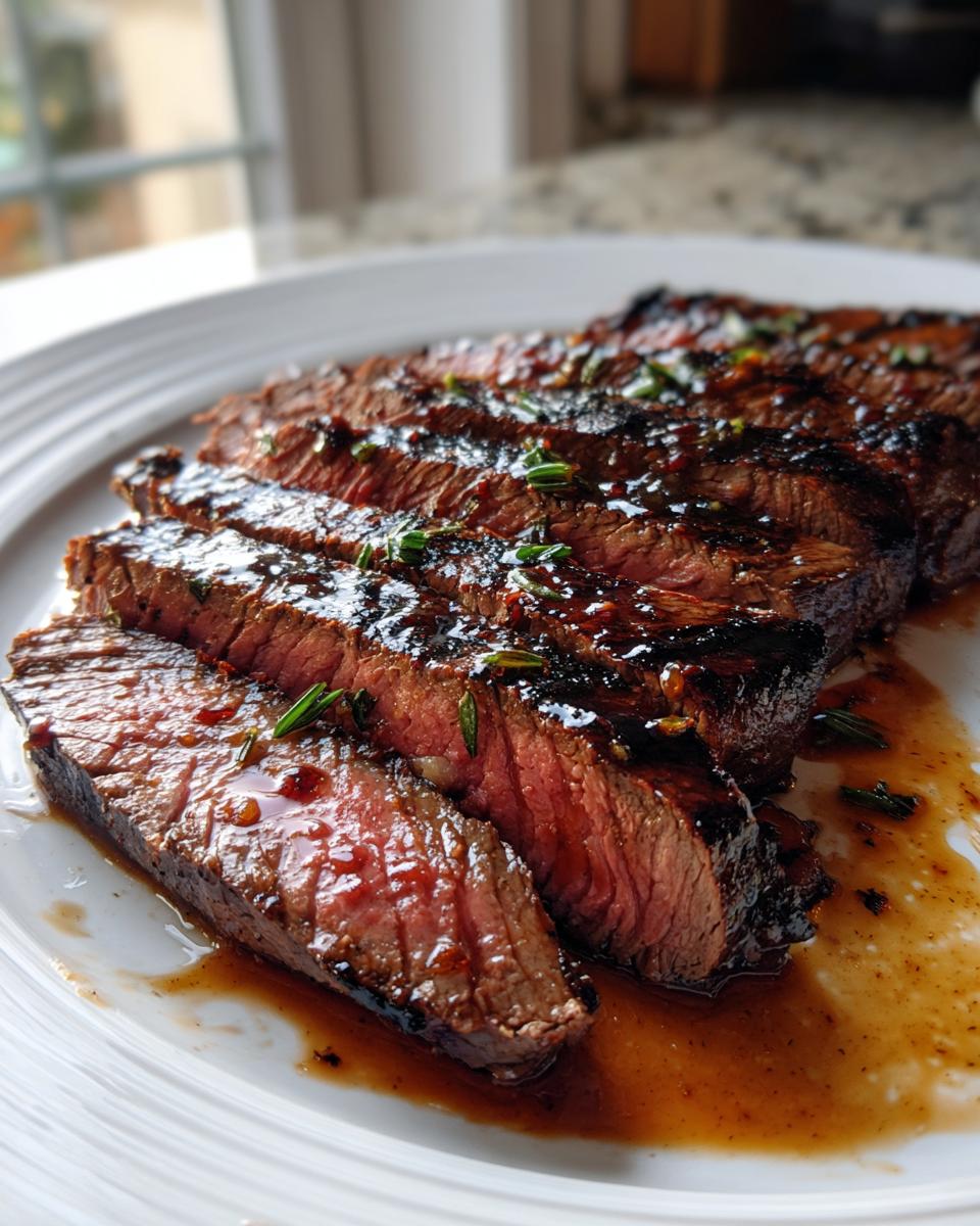 Juicy Flank Steak with Soy Marinade - detail 3
