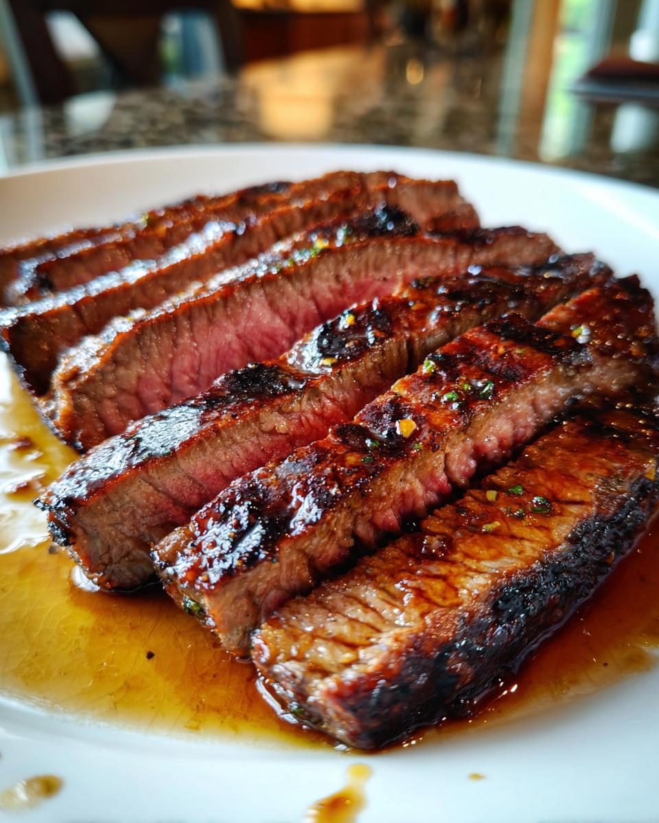 Juicy Flank Steak with Soy Marinade - detail 4