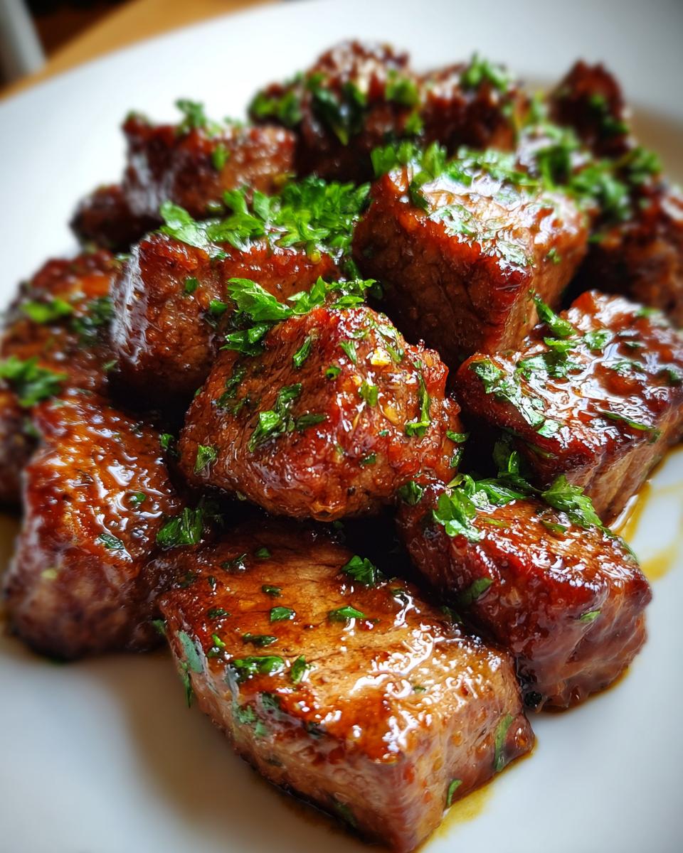 Juicy Garlic Butter Steak Bites Recipe - detail 2