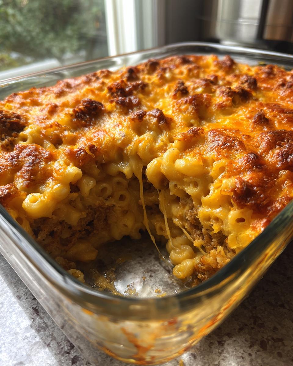 Mac and Cheese Meatloaf Casserole - detail 2