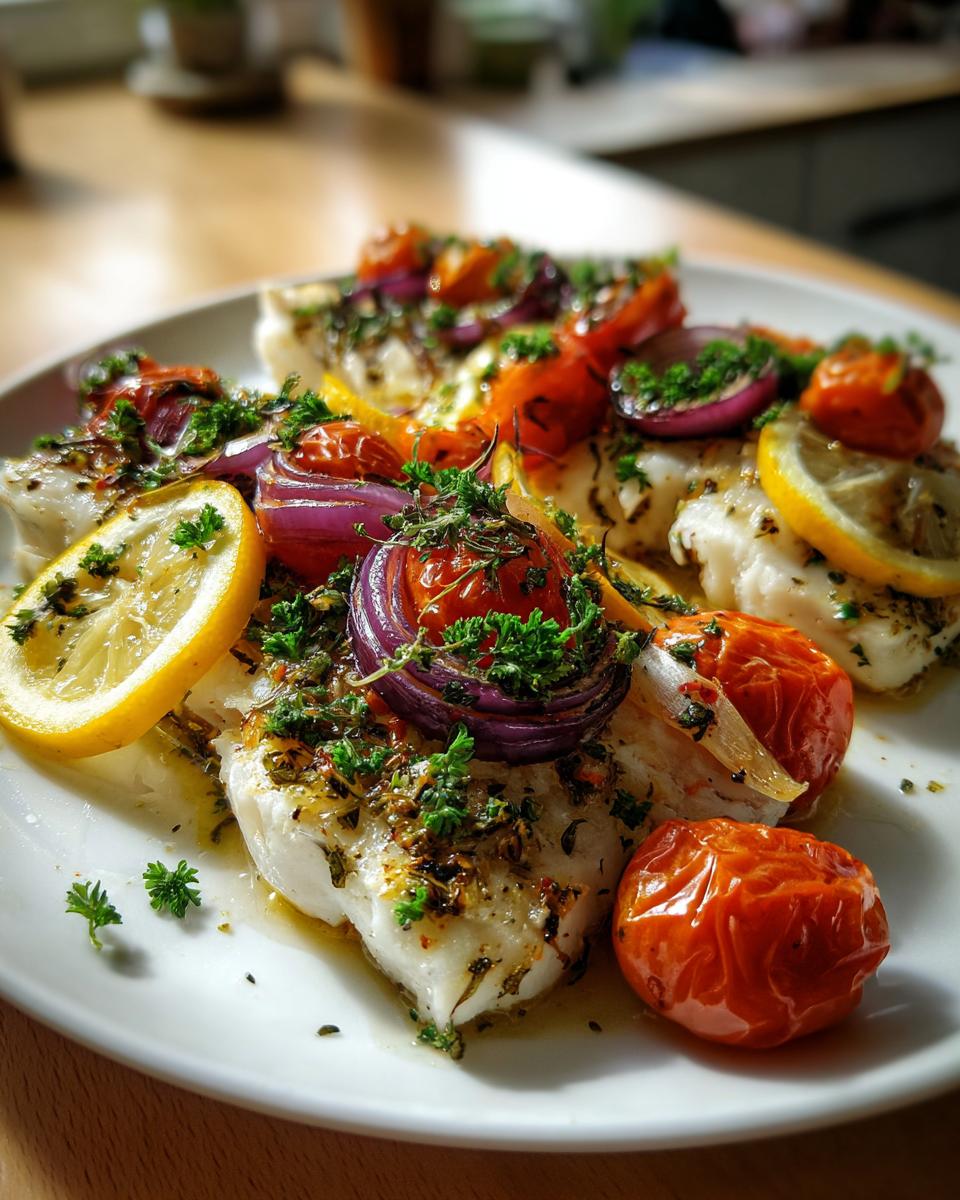 Mediterranean Baked Fish - detail 1
