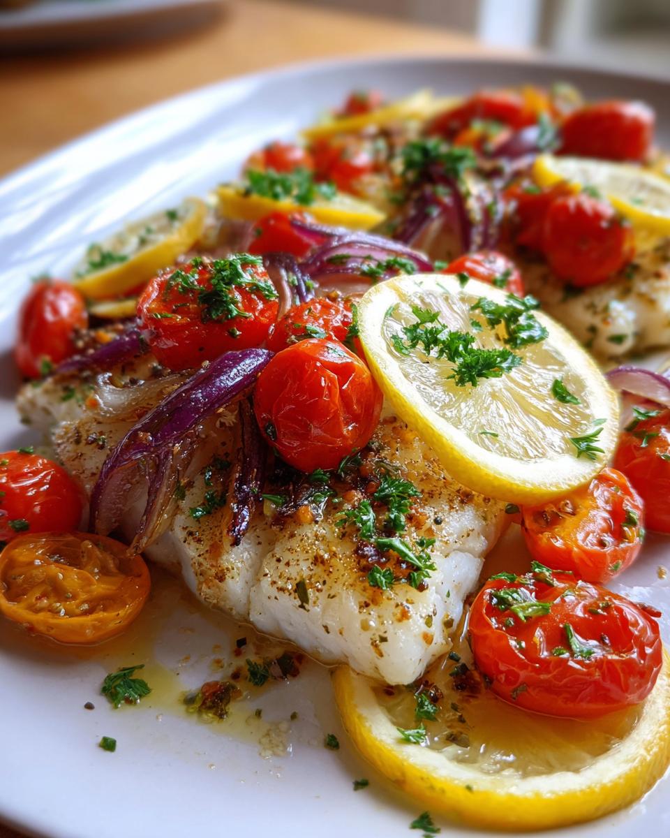 Mediterranean Baked Fish - detail 2
