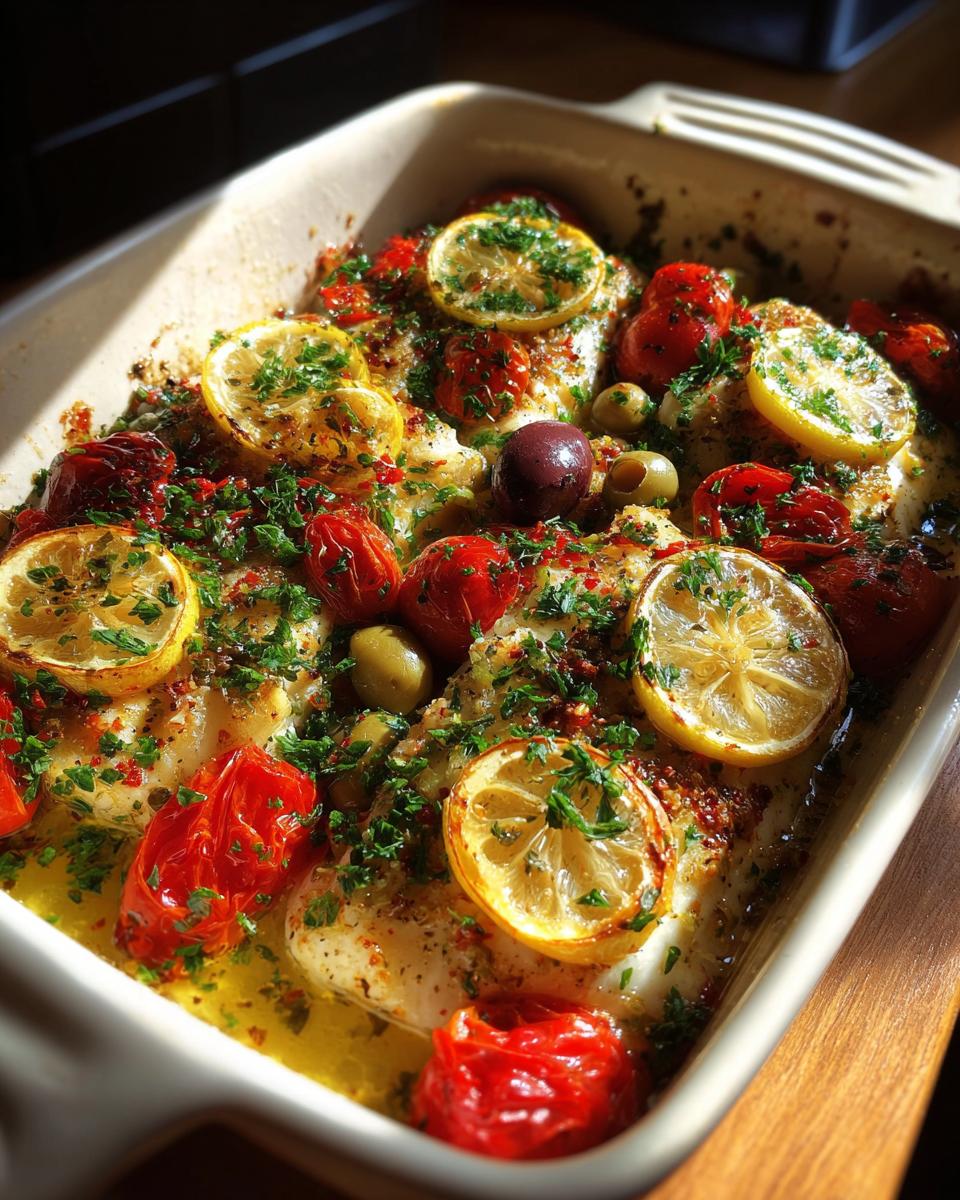 Mediterranean Baked Fish - detail 2