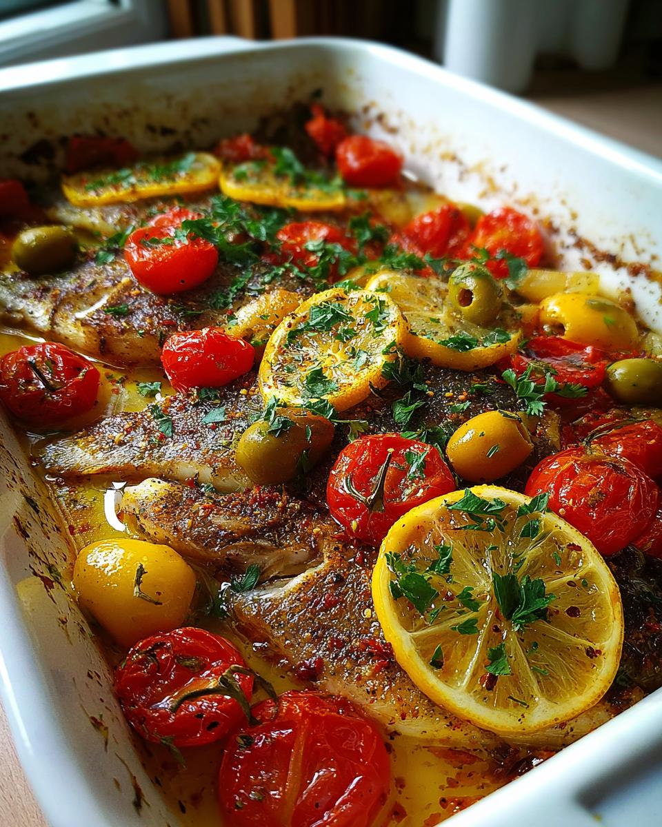 Mediterranean Baked Fish - detail 3
