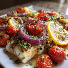 25-Minute Mediterranean Baked Fish: Juicy & Flavorful Perfection